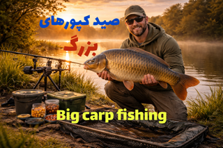 ✅ راهنمای جامع و حرفه‌ای صید کپورهای سایز (Big Carp Fishing)